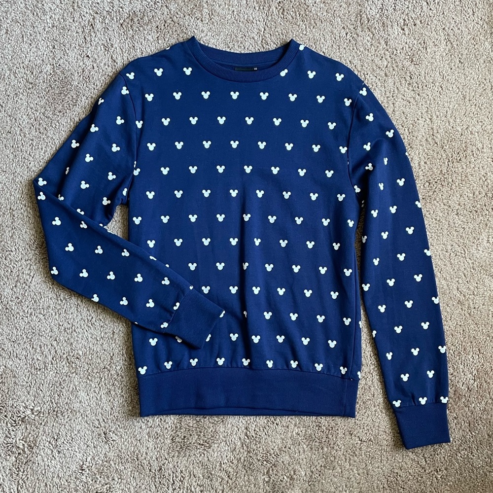 NWOT Disney Mickey Print Sweatshirt